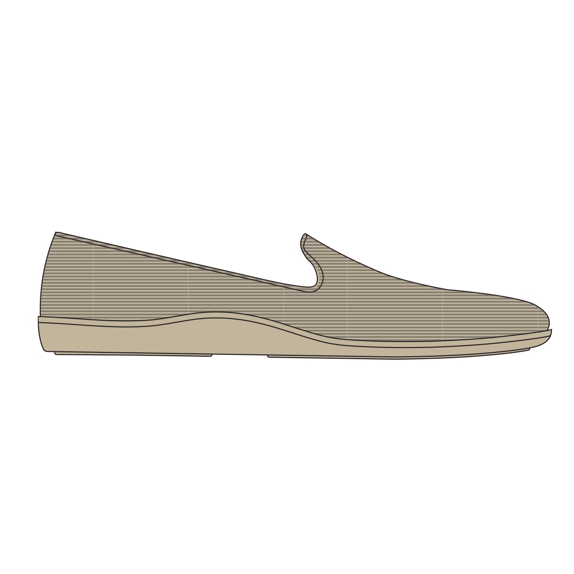 Water-Repellent Square-Toe Loafers (Samantha Walker) | VIVAIA