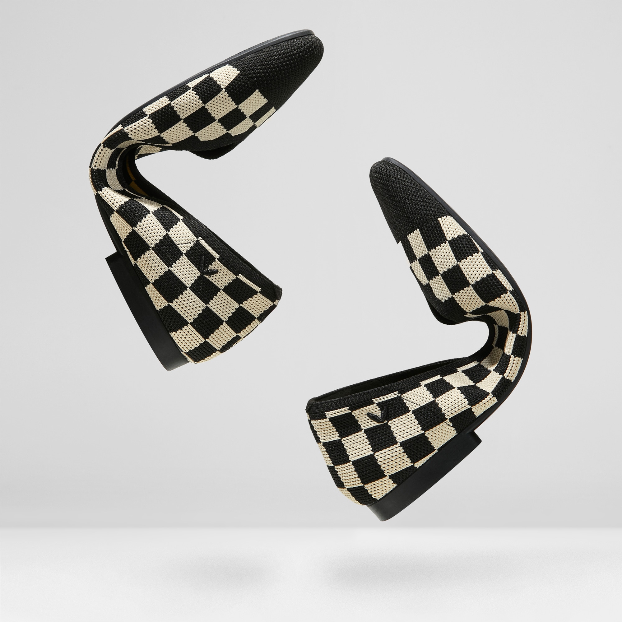 Margot 2.0 Square-Toe Flats for Bunions & Wide Feet in Checker