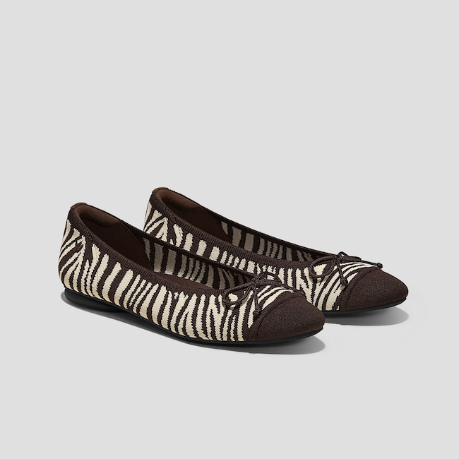 Almond-Toe Bow Flats (Tiana)