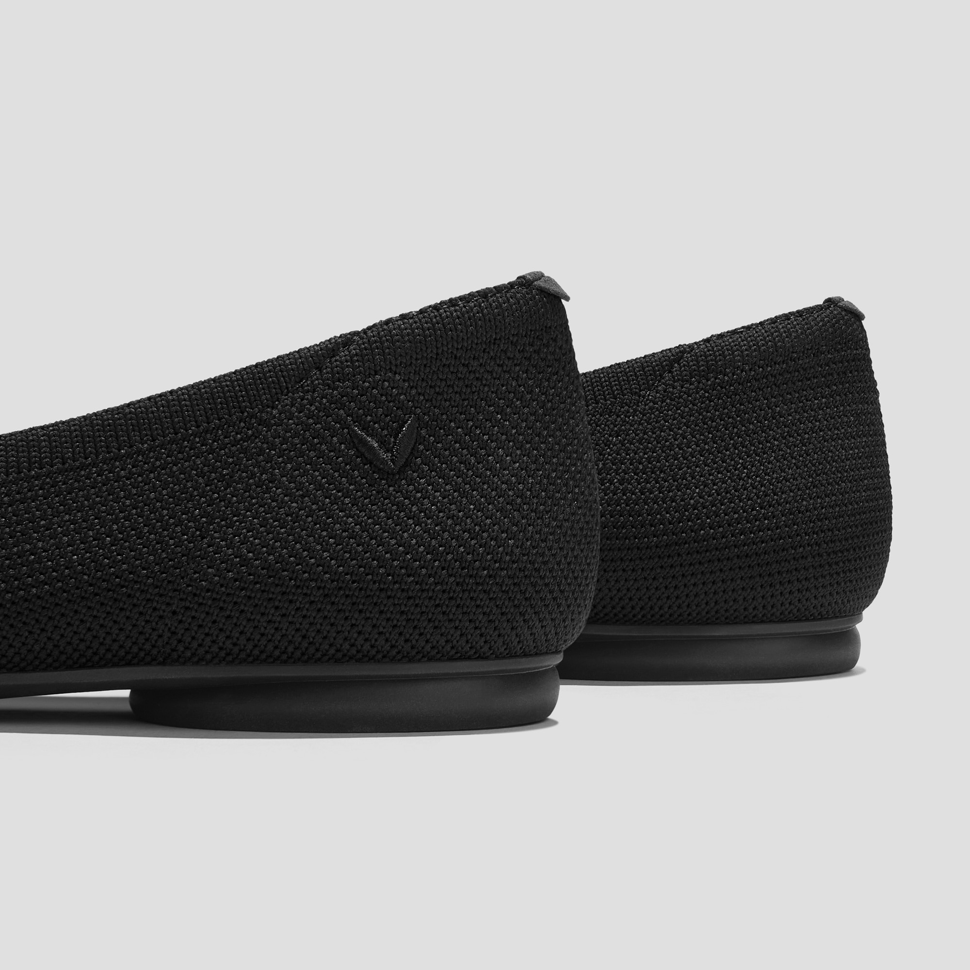 Almond-Toe Bow Flats (Tiana), Black, EU39 | VIVAIA