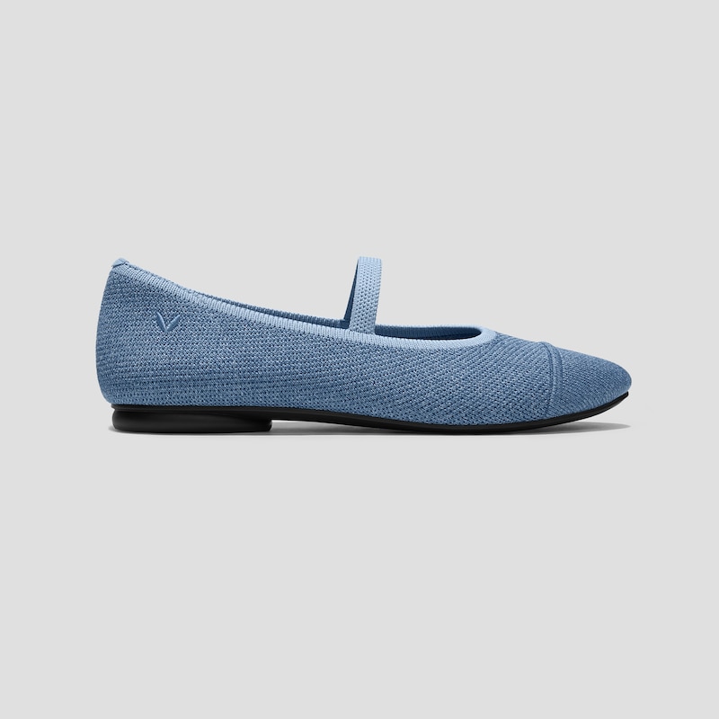 Almond-Toe Mary-Jane (Tamia Mary-Jane), Denim Blue, EU39 | VIVAIA