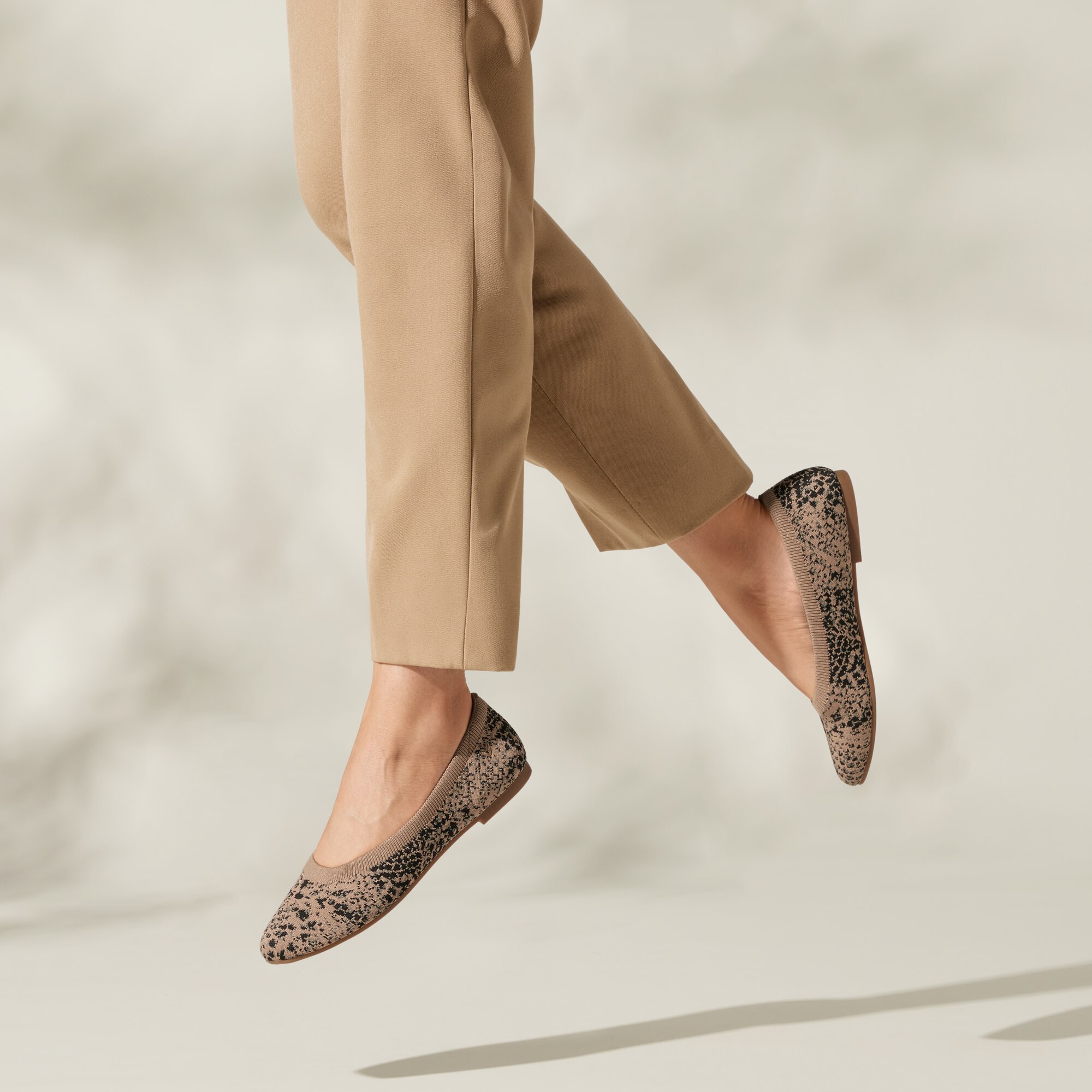 Round-Toe Flats (Claire), SNAKE, EU39.5 | VIVAIA