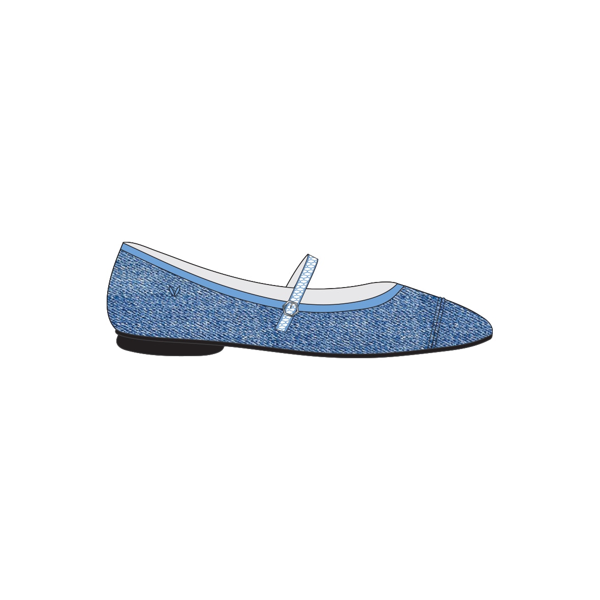 Tamia Mary Jane Almond-Toe Mary-Jane - Sustainable & Washable | VIVAIA