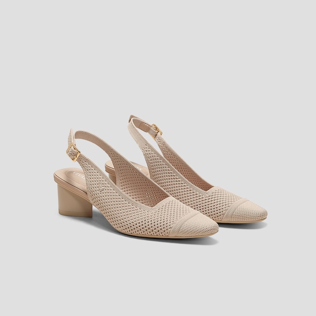 Pointed-Toe Slingback Sandals (Leah Pro)