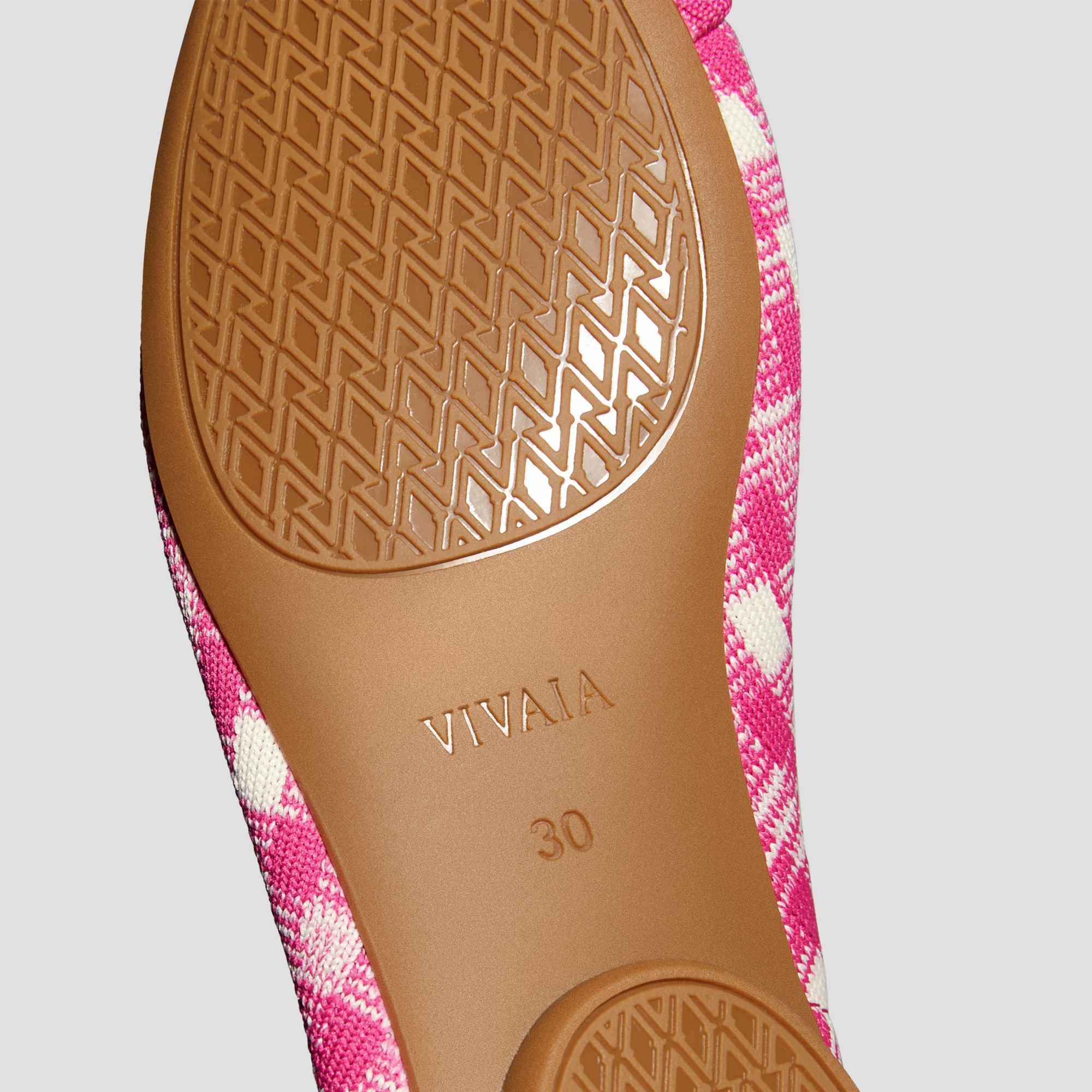 Girls' Almond-Toe Bow Flats (Tiana Kids), PITAYA GINGHAM, EU30