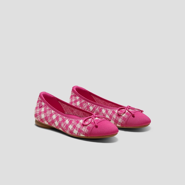Girls' Almond-Toe Bow Flats (Tiana Kids)