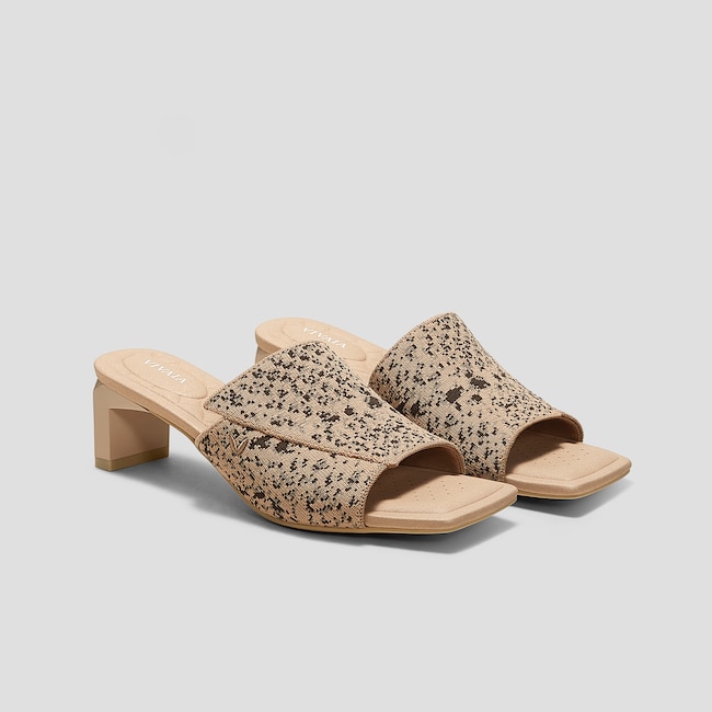 Square-Toe Block Heel Sandals (Jade Pro)