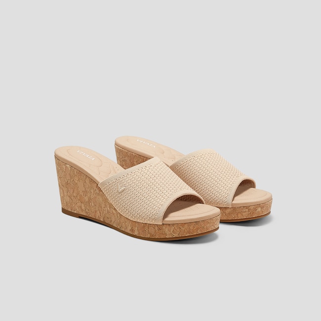 Round-toe Wedge Sandals (Stacey Pro)