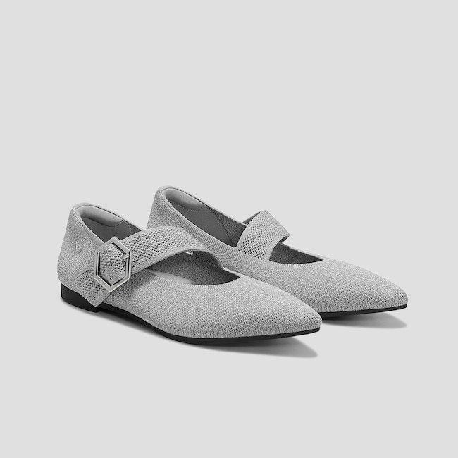 Pointed-toe Mary-Jane Flats (Maria)