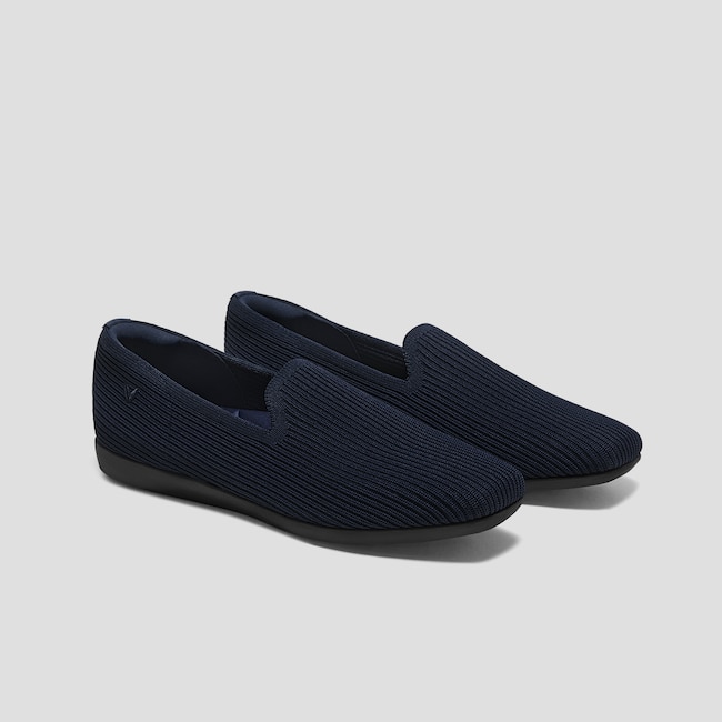 Water-Repellent Square-Toe Loafers (Samantha Walker)