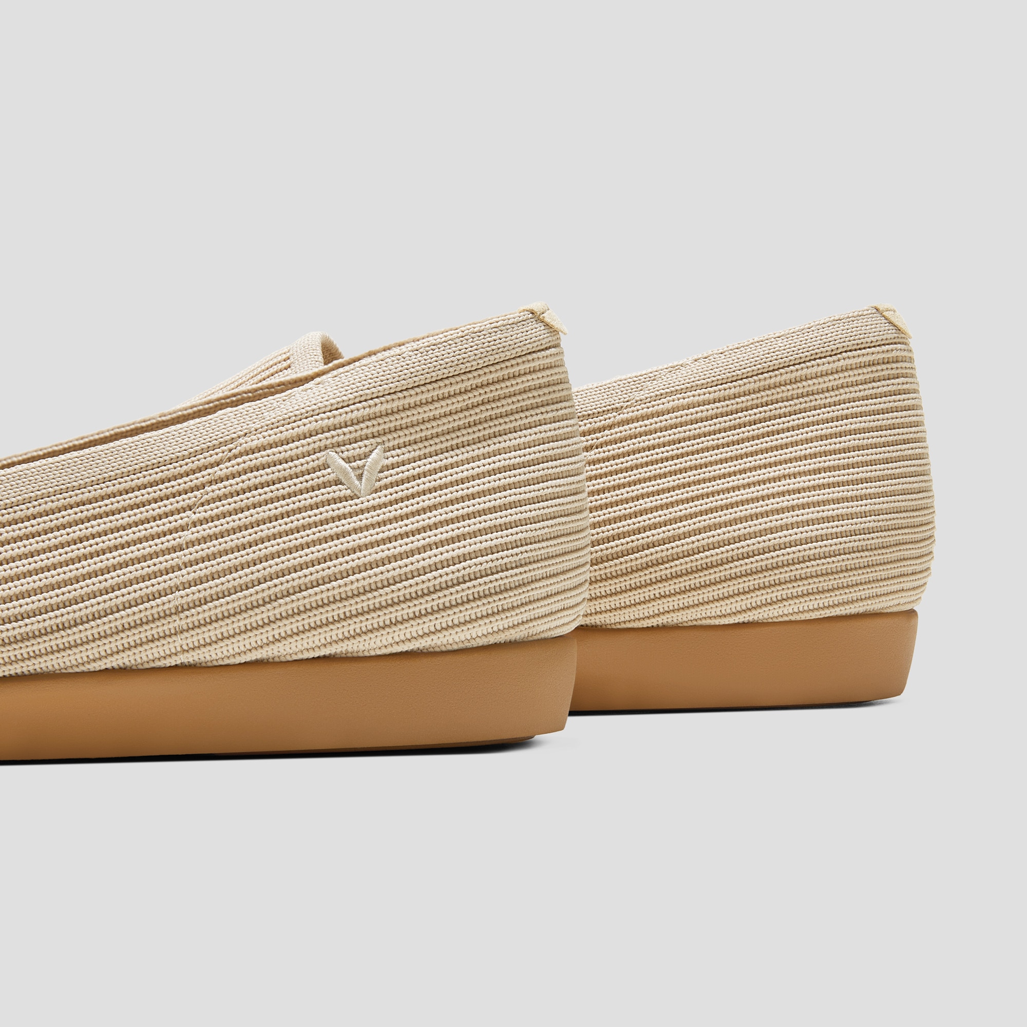 Water-Repellent Square-Toe Loafers (Samantha Walker), ALMOND, EU35