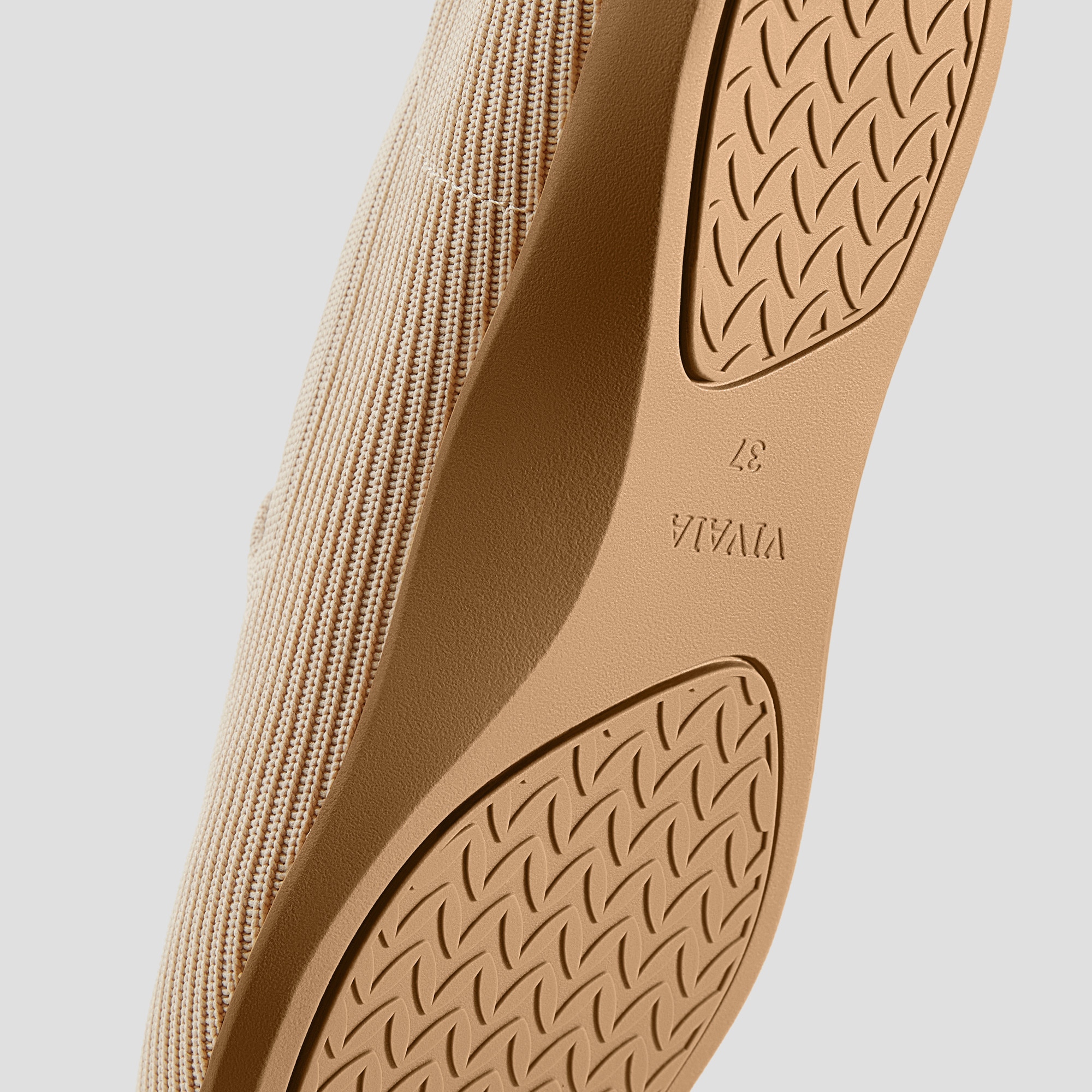 Water-Repellent Square-Toe Loafers (Samantha Walker), ALMOND, EU35