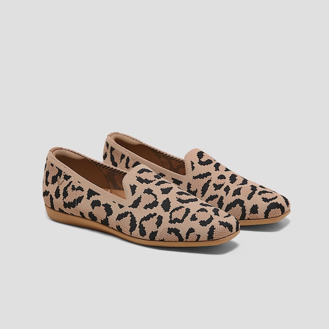 Water-Repellent Square-Toe Loafers (Samantha Walker)