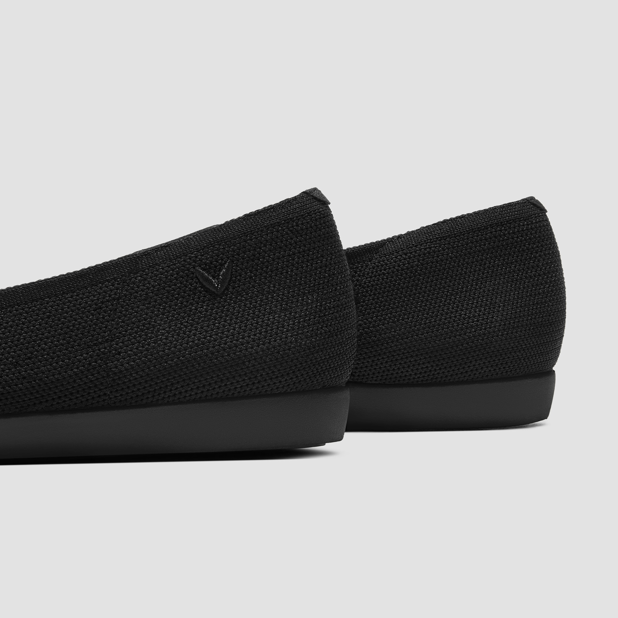 Lightweight Square-Toe Loafers (Samantha Walker), BLACK