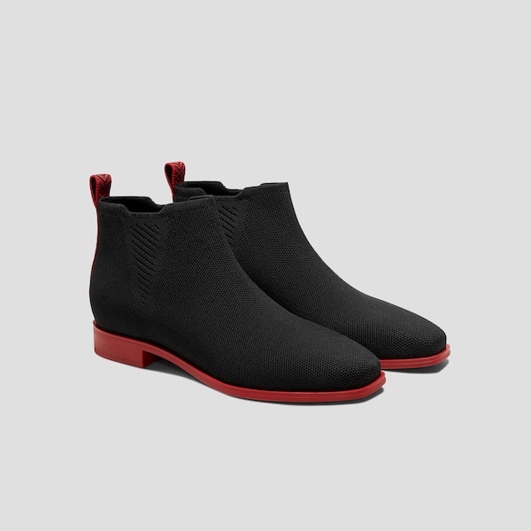 Square-Toe Slip-On Chelsea Boots (Ryan Slip-On)
