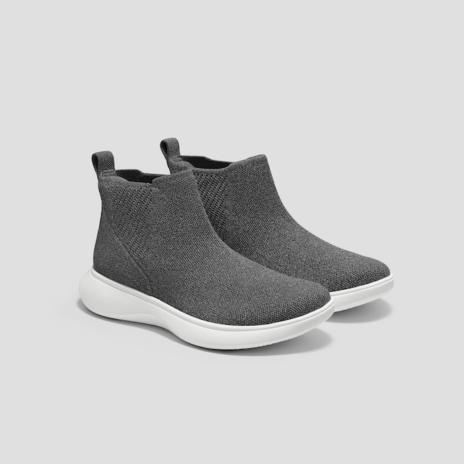 Round-Toe Slip-On Sneaker Boots (Urban Boots)
