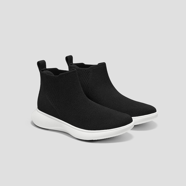Round-Toe Slip-On Sneaker Boots (Urban Boots)
