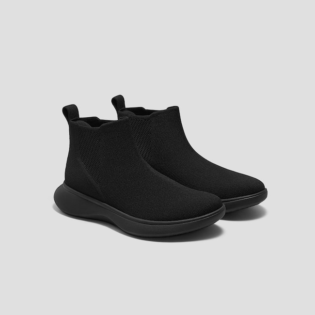 Round-Toe Slip-On Sneaker Boots (Urban Boots)