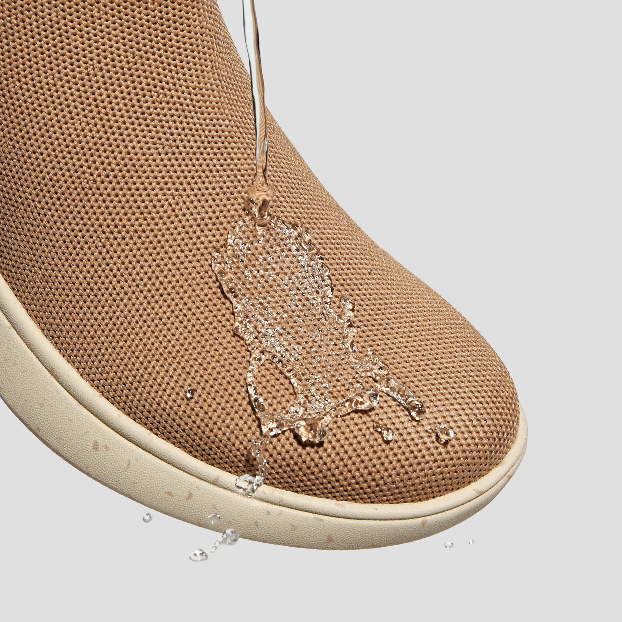 Round-Toe Slip-On Sneaker Boots (Urban Boots), Nutmeg, EU35