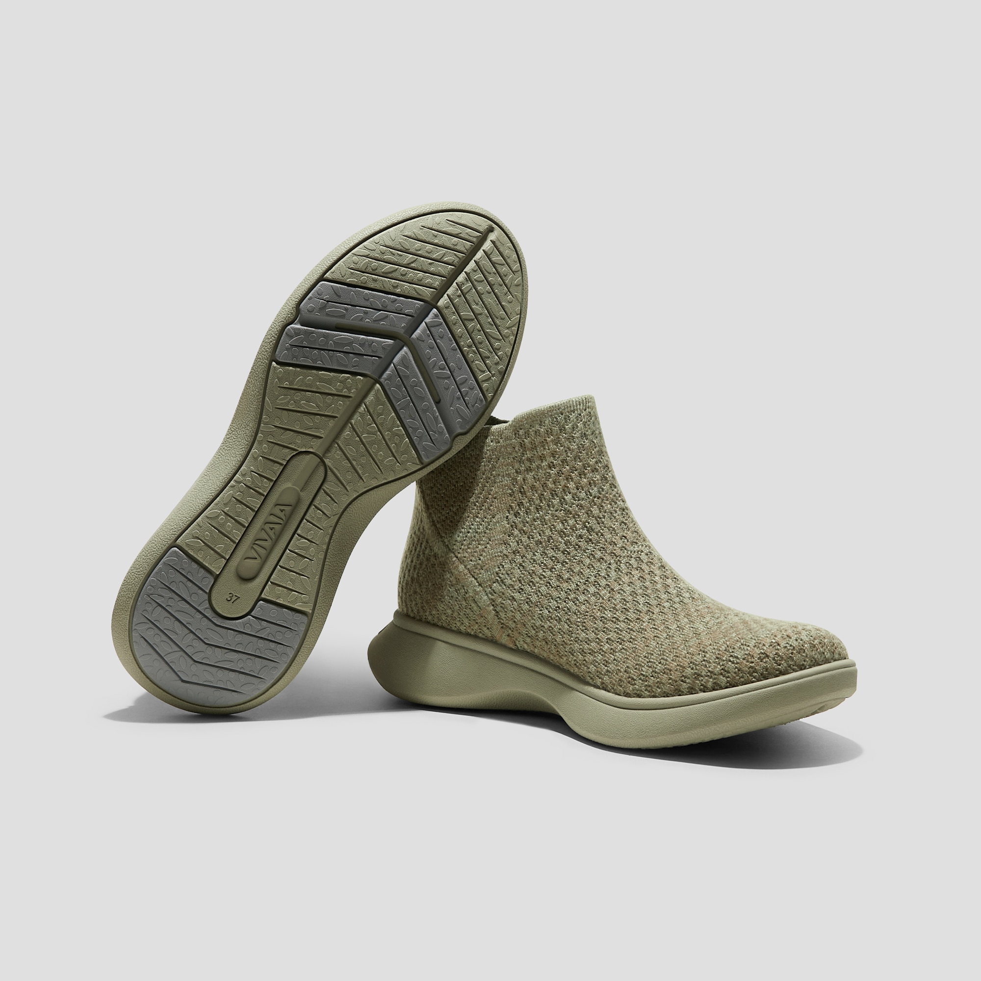 Water-Repellent Sneaker Boot Sliders (Urban Boots), Khaki
