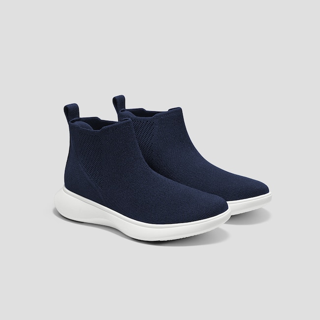 Round-Toe Slip-On Sneaker Boots (Urban Boots)