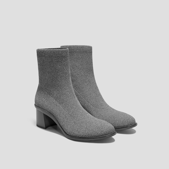 Almond-Toe Running Heel Boots (Amanda)