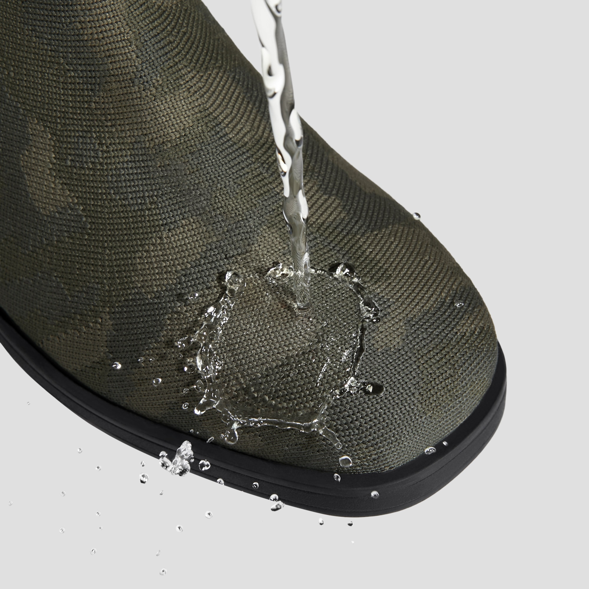 Square-Toe Ankle Chelsea Boots (Celina), DARK CAMO, EU35 | VIVAIA