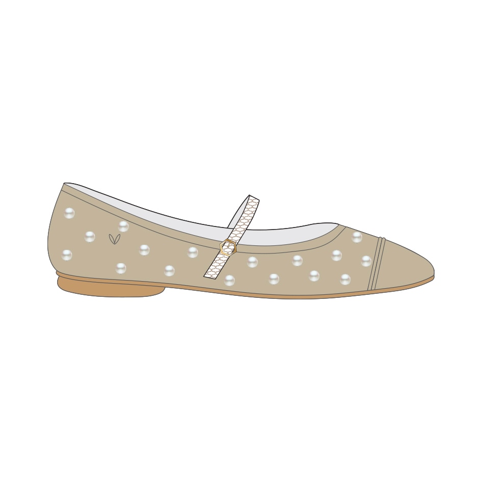 Tamia Mary Jane Almond-Toe Mary-Jane - Sustainable & Washable | VIVAIA