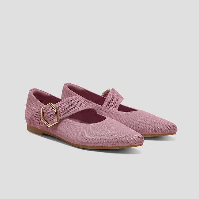 Pointed-toe Mary-Jane Flats (Maria)