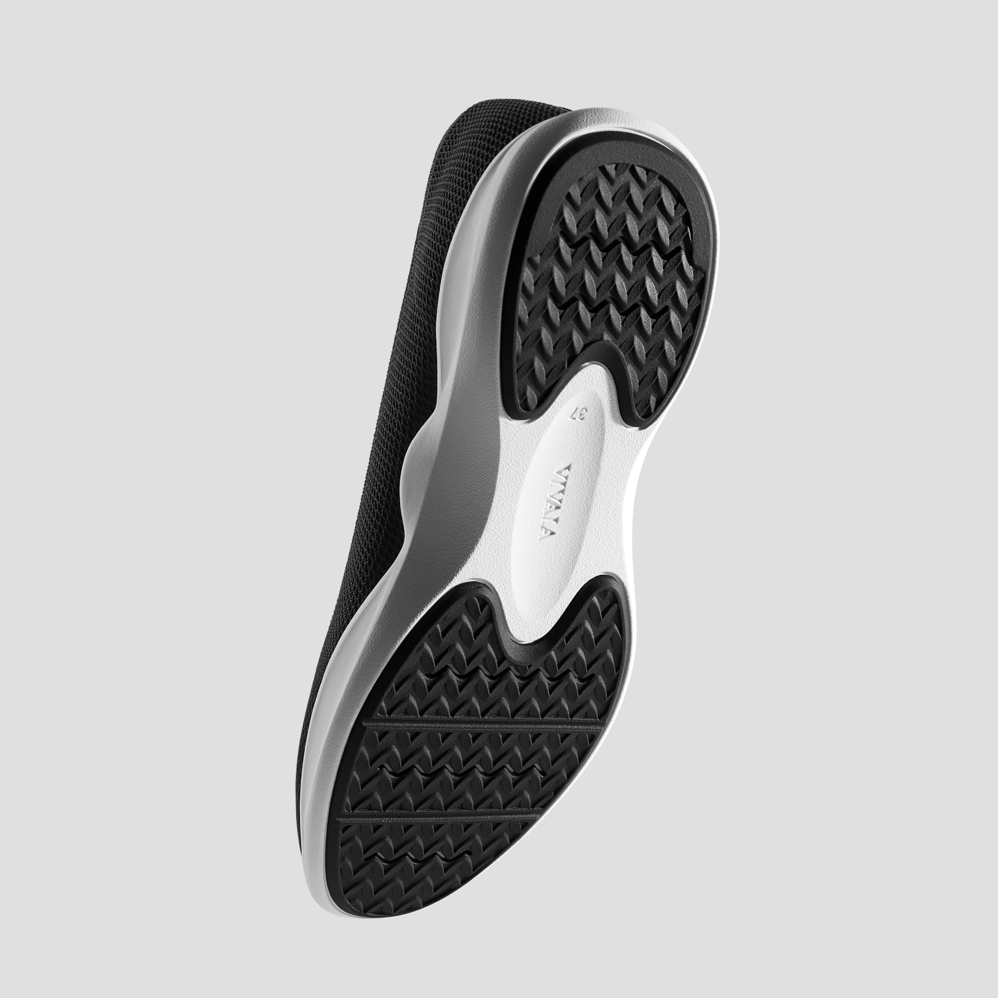 Walker Pro Hybrid Ballet Flats (Izabel), BLACK, EU35 | VIVAIA