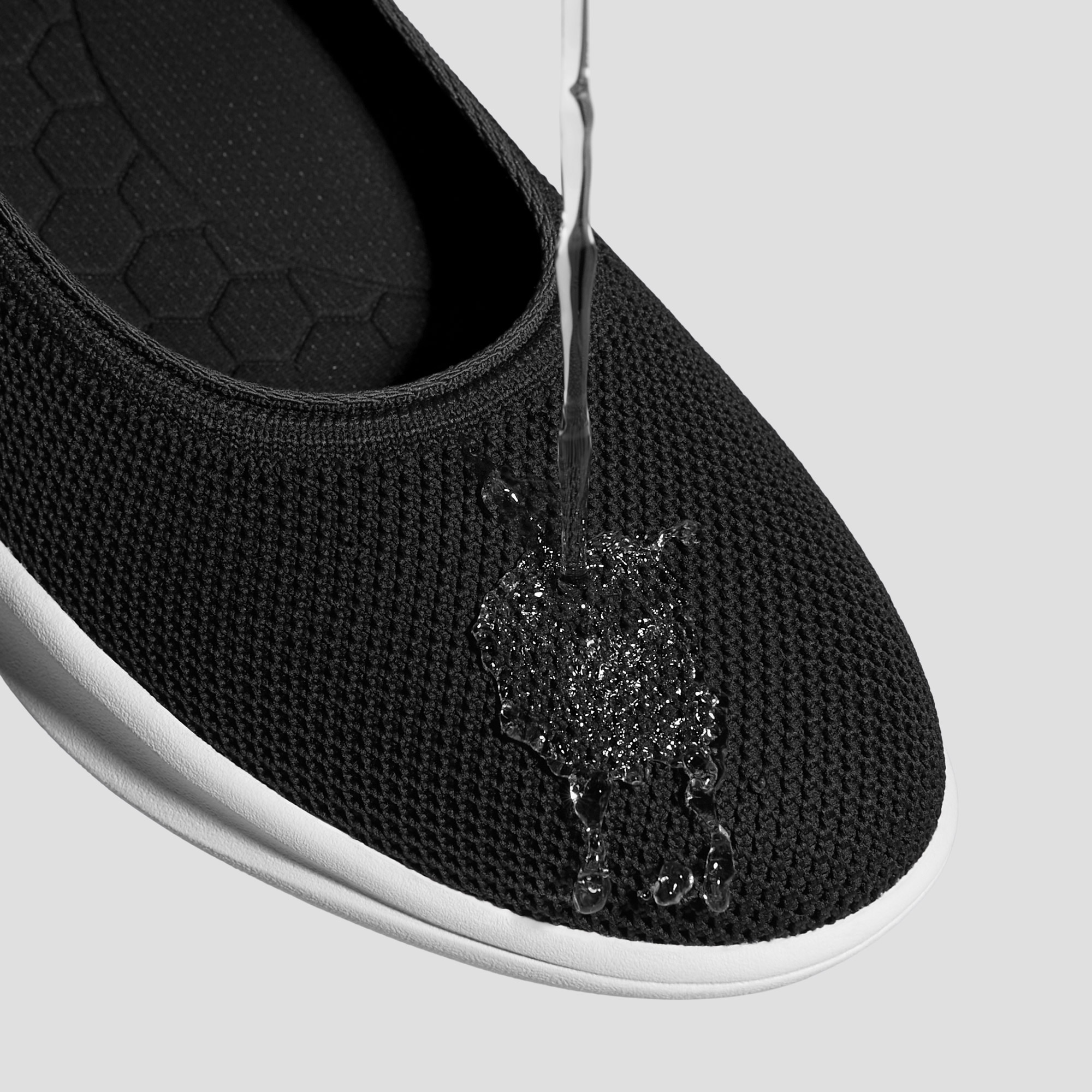 Walker Pro Hybrid Ballet Flats (Izabel), BLACK, EU35 | VIVAIA