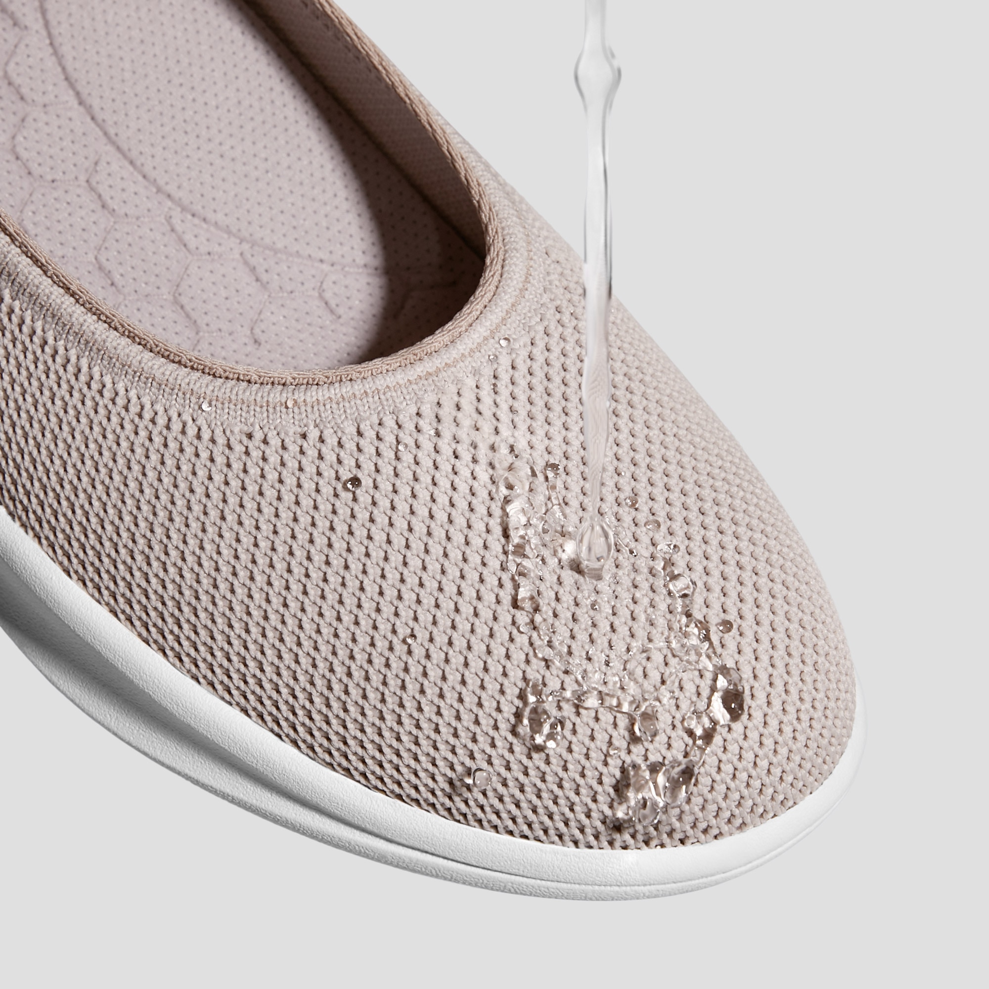 Walker Pro Hybrid Ballet Flats (Izabel), MOUSY TAUPE, EU39 | VIVAIA