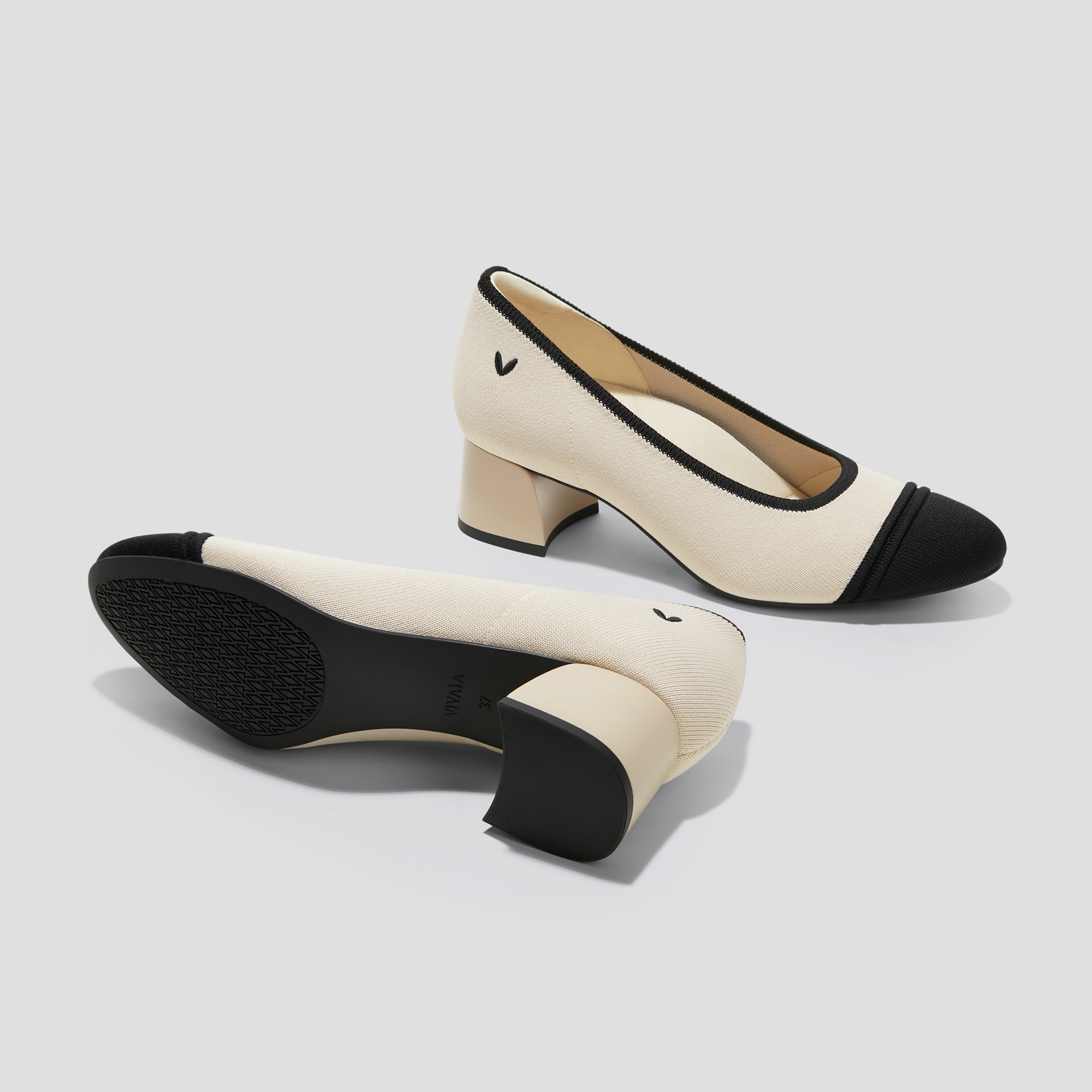 VIVAIA Julie Pro 37.5 | VIVAIA Julie Arch Pro Stress Free Almond-Toe Chunky