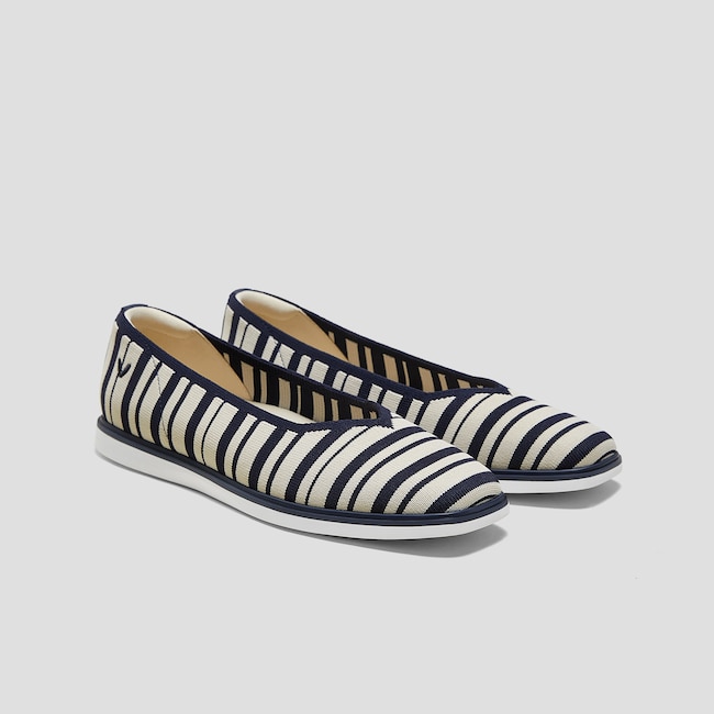 Square-Toe All-Day Standing Flats (Mabel)