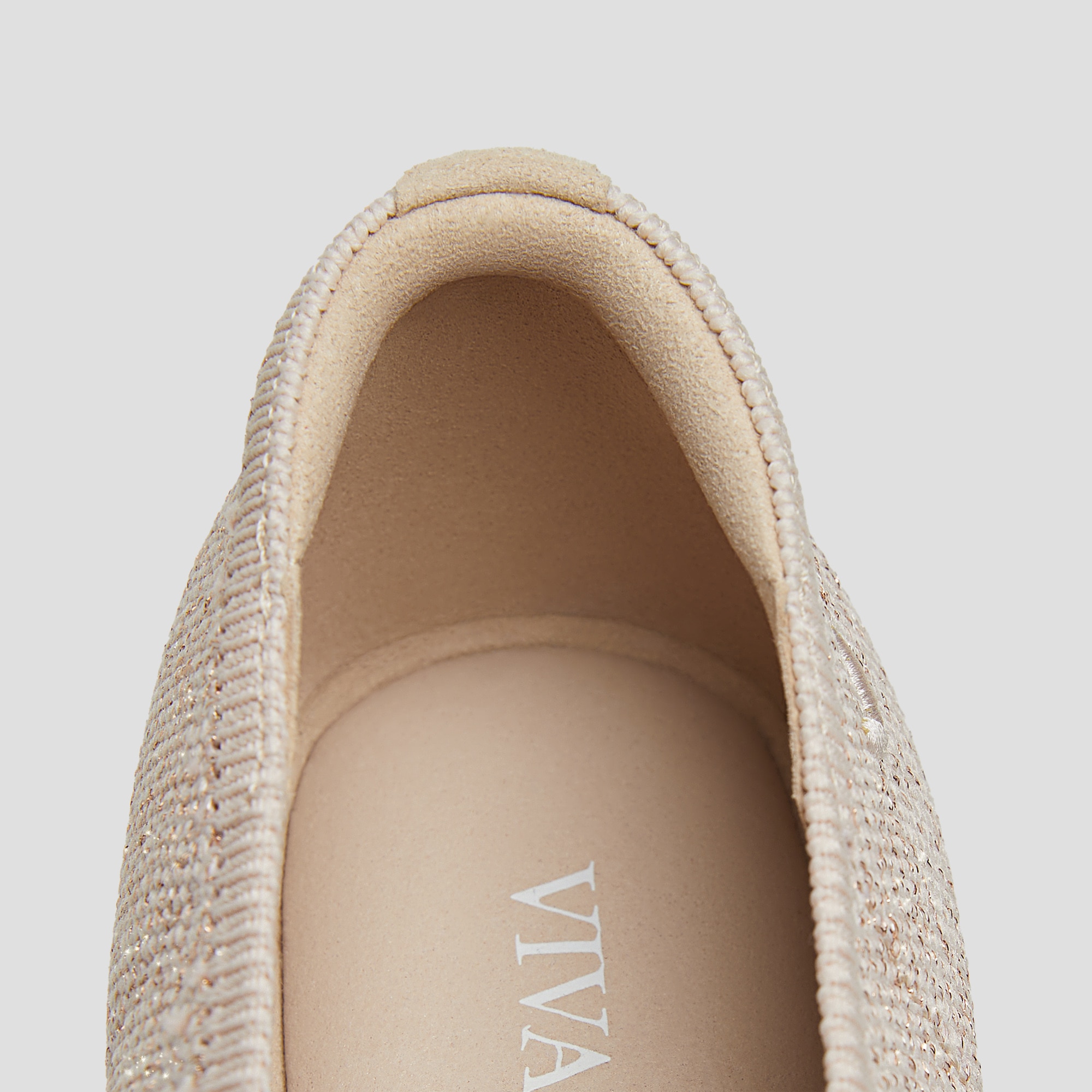 Almond-toe Mary-Jane AdaptAll™（Nelly), Rose gold, EU36 | VIVAIA