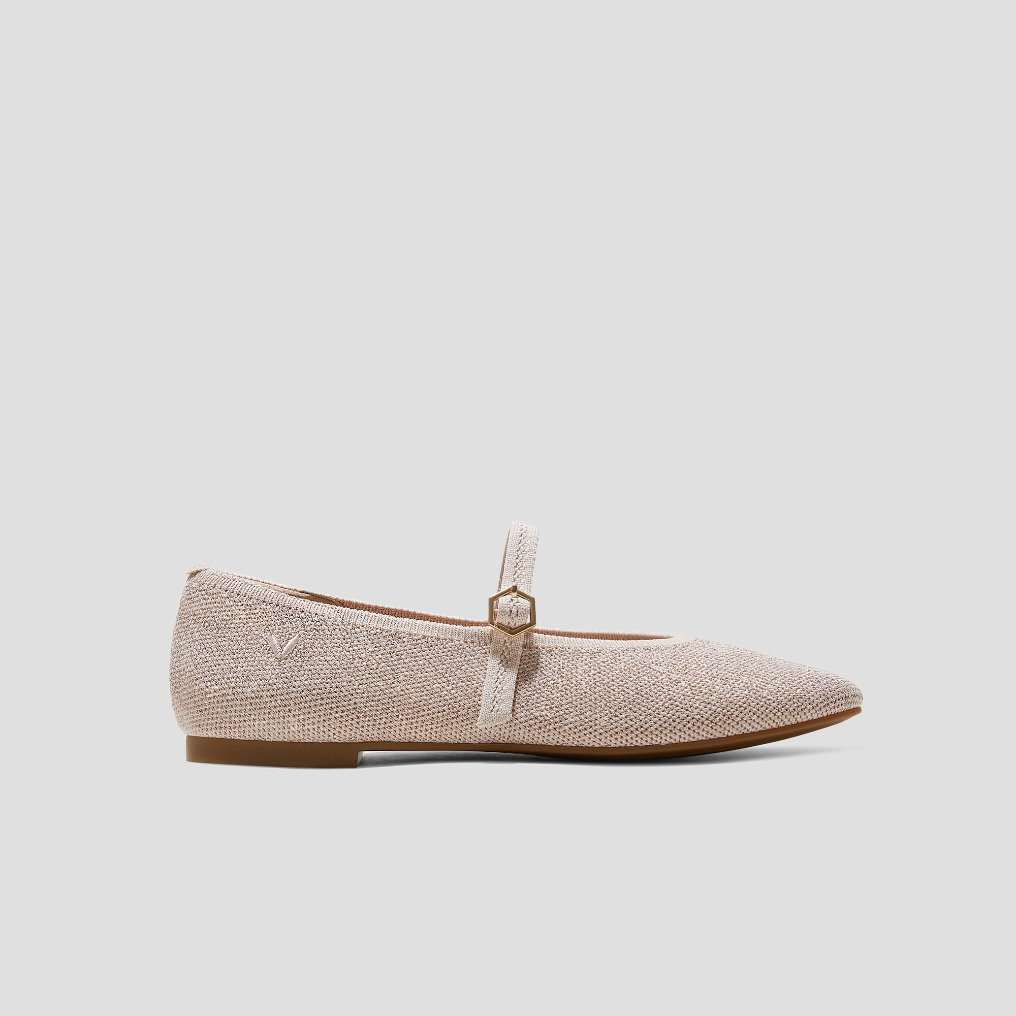 Almond-toe Mary Janes AdaptAll™（Nelly), Rose gold, EU35 | VIVAIA