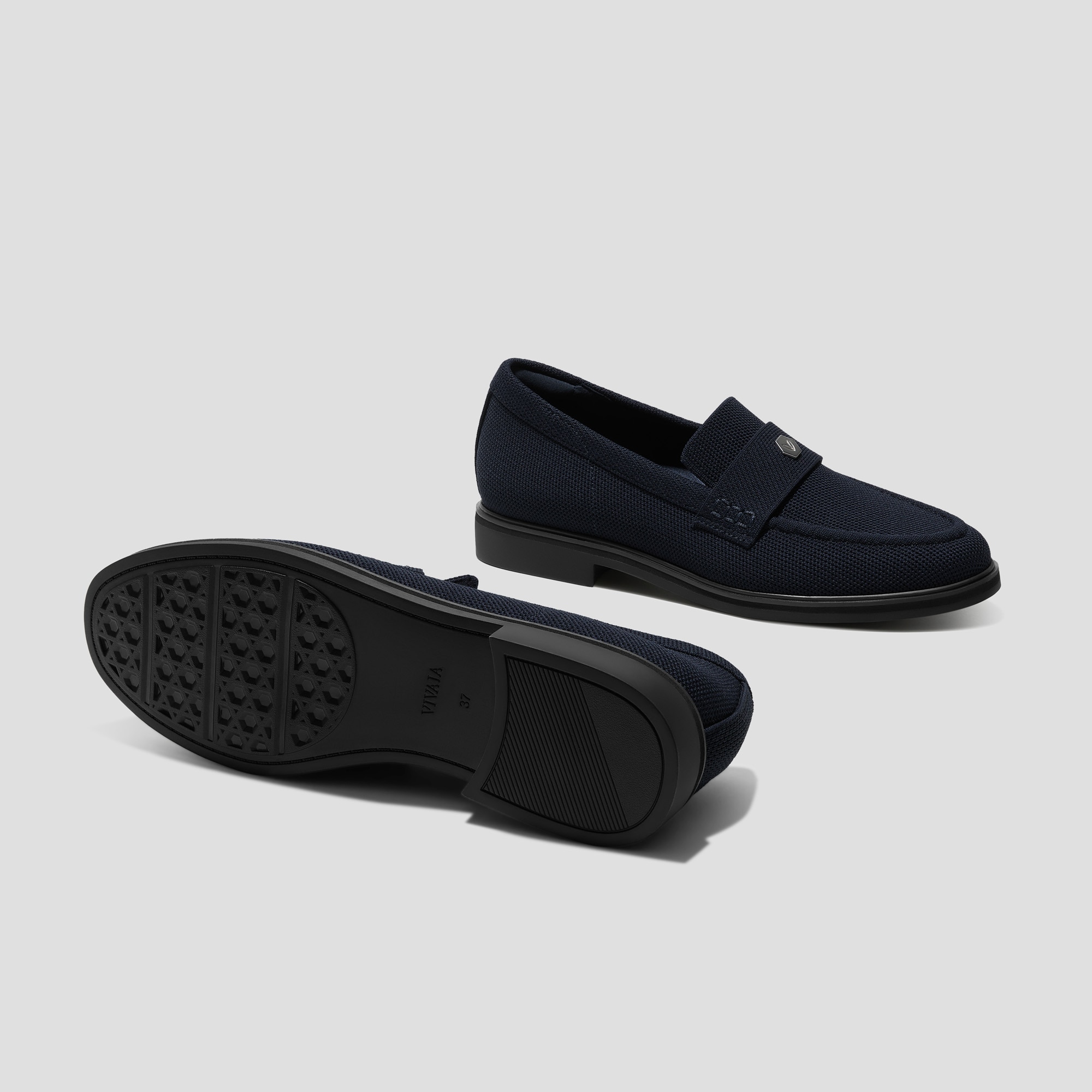 Classic Penny Loafers (Liana), NAVY | VIVAIA