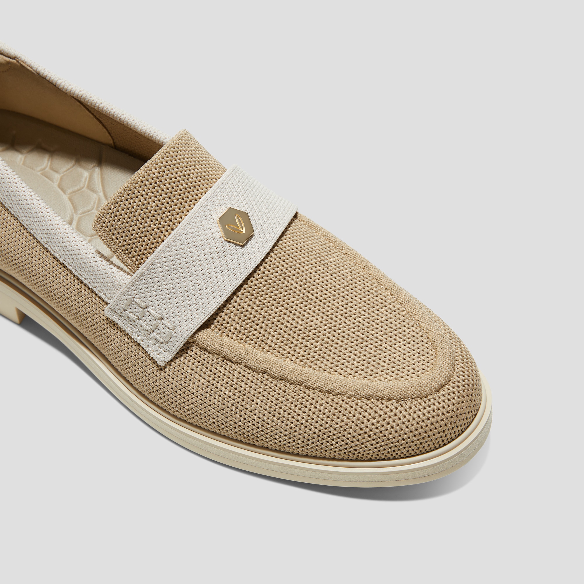Classic Penny Loafers (Liana), NUDE IVORY, EU35 | VIVAIA