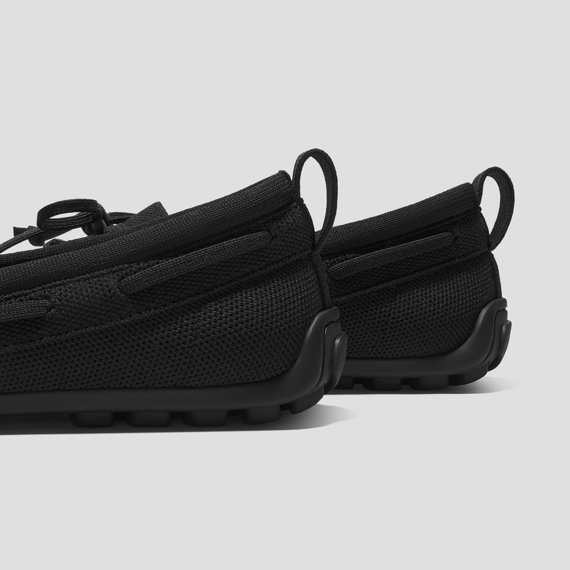 Square-Toe Casual Loafers (Jillian), Black, EU35 | VIVAIA