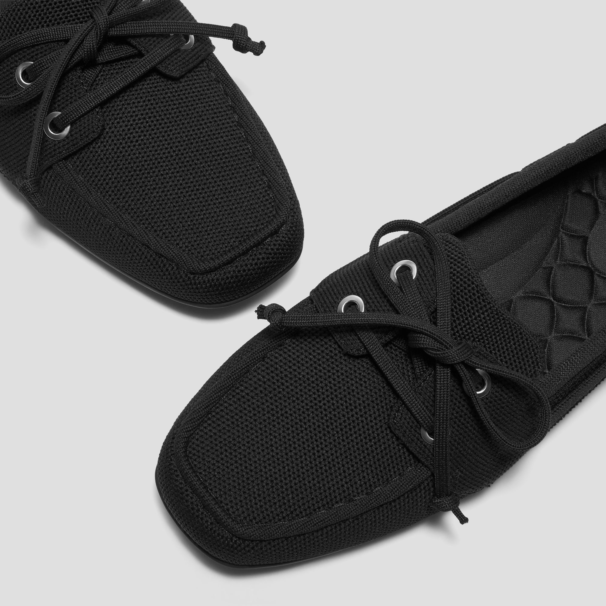 Square-Toe Casual Loafers (Jillian), Black, EU35 | VIVAIA