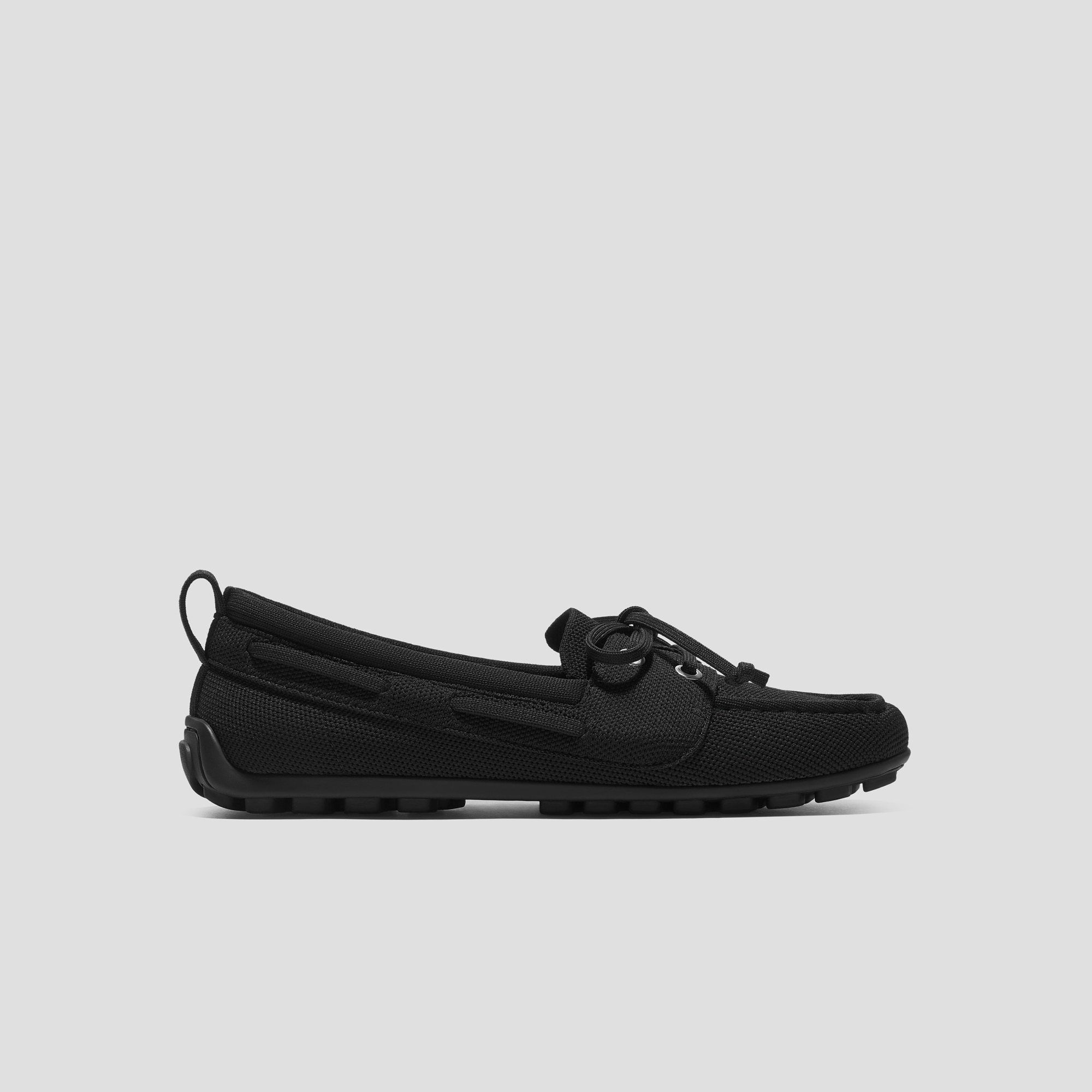 Square-Toe Casual Loafers (Jillian), Black, EU35 | VIVAIA