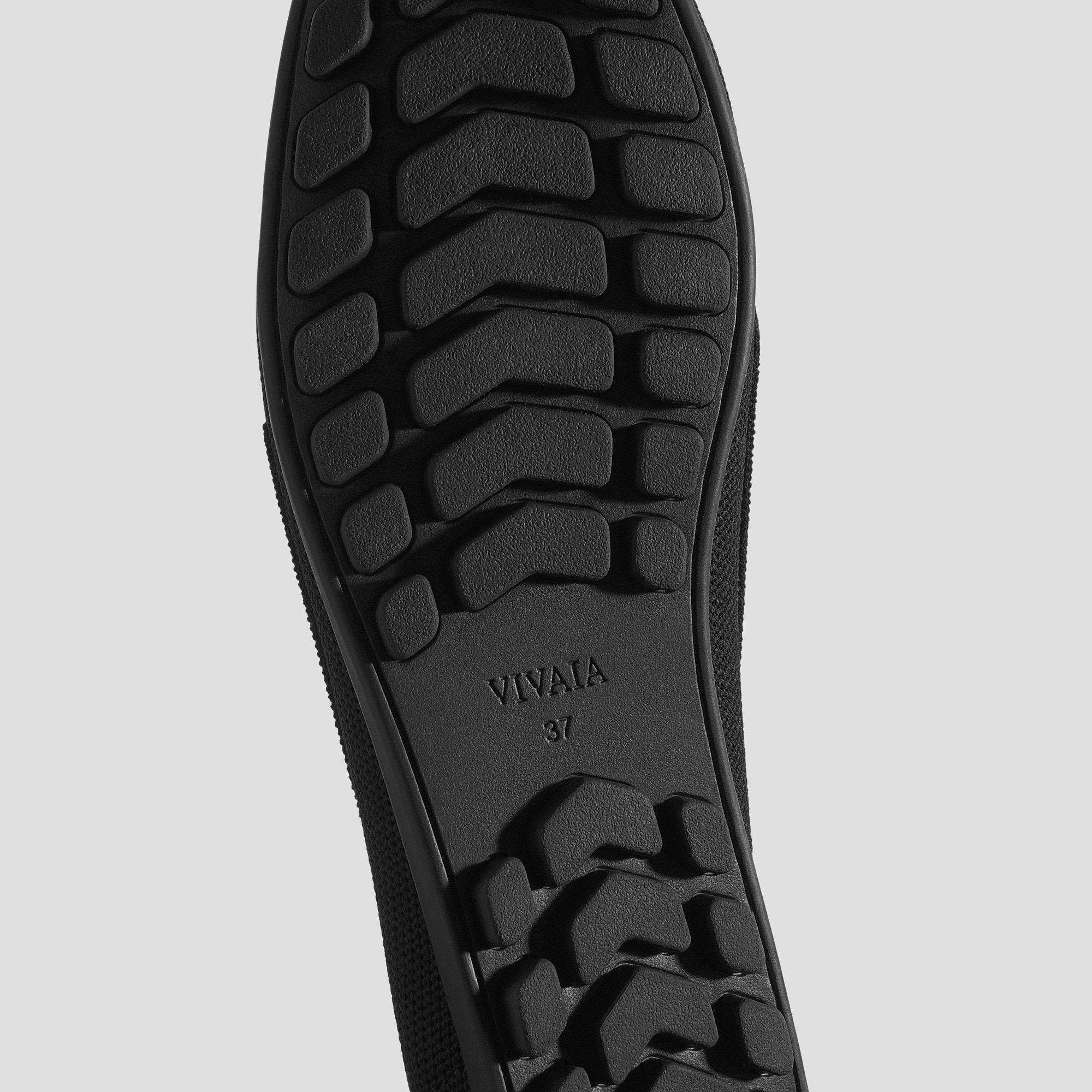 Square-Toe Casual Loafers (Jillian), Black, EU35 | VIVAIA