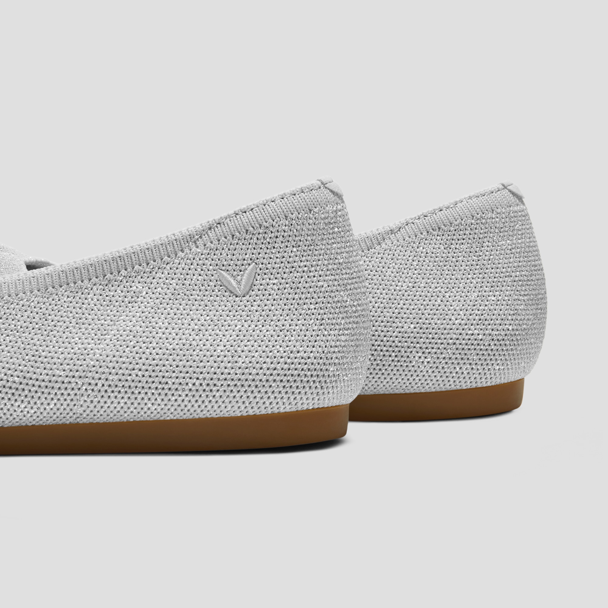 Pointed-Toe Bow Flats (Azura), METALLIC DIAMOND, EU41.5 | VIVAIA