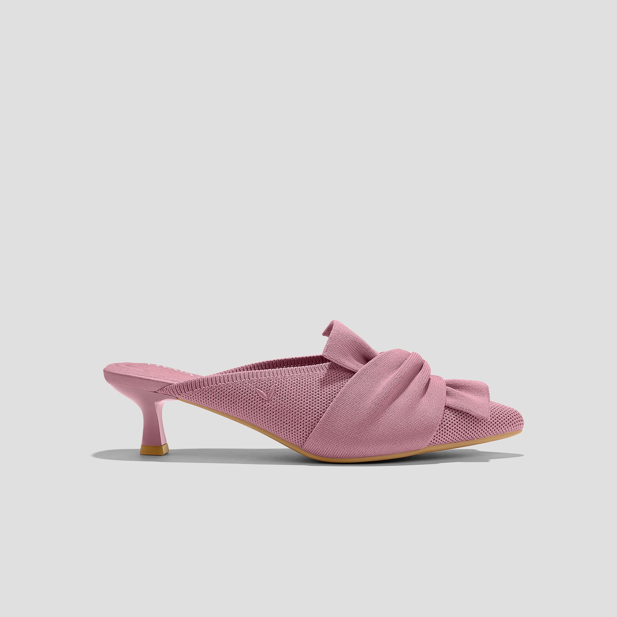 Pointed-Toe Bow Sandals (Samira), MAUVE, EU35 | VIVAIA