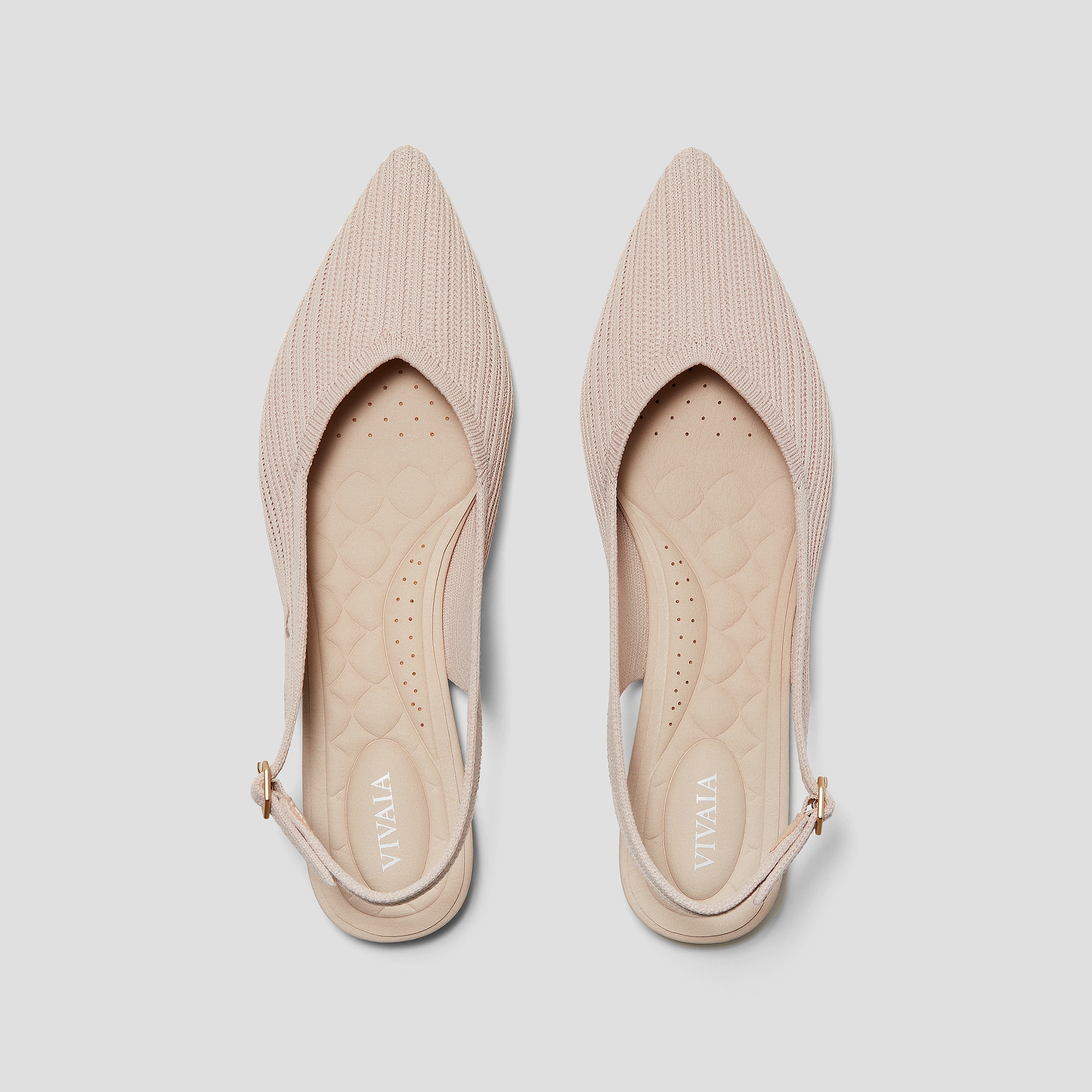 Pointed-Toe Slingback (Maville), BALLET BLUSH, EU35 | VIVAIA