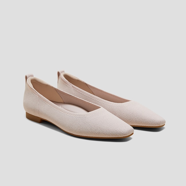 Mini Square-Toe Flats (Kathleen)