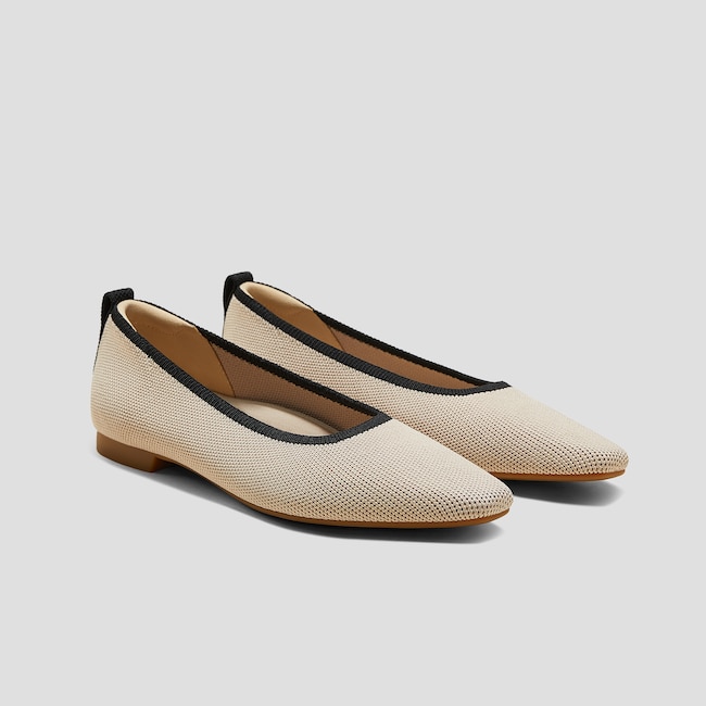 Mini Square-Toe Flats (Kathleen)