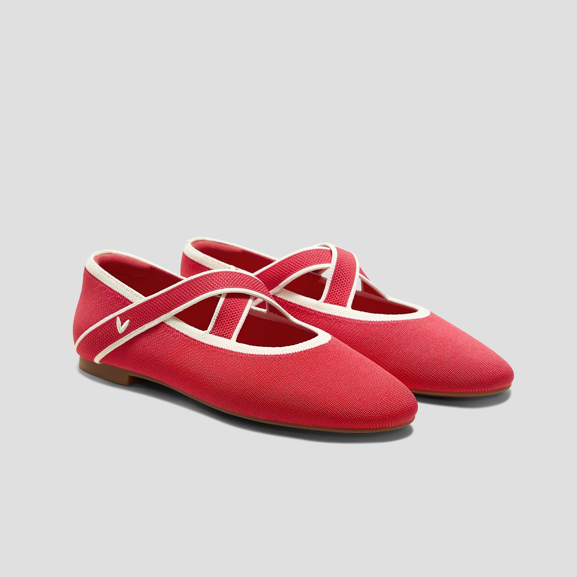 Almond-Toe Mary-Jane Flats (Nia) | VIVAIA