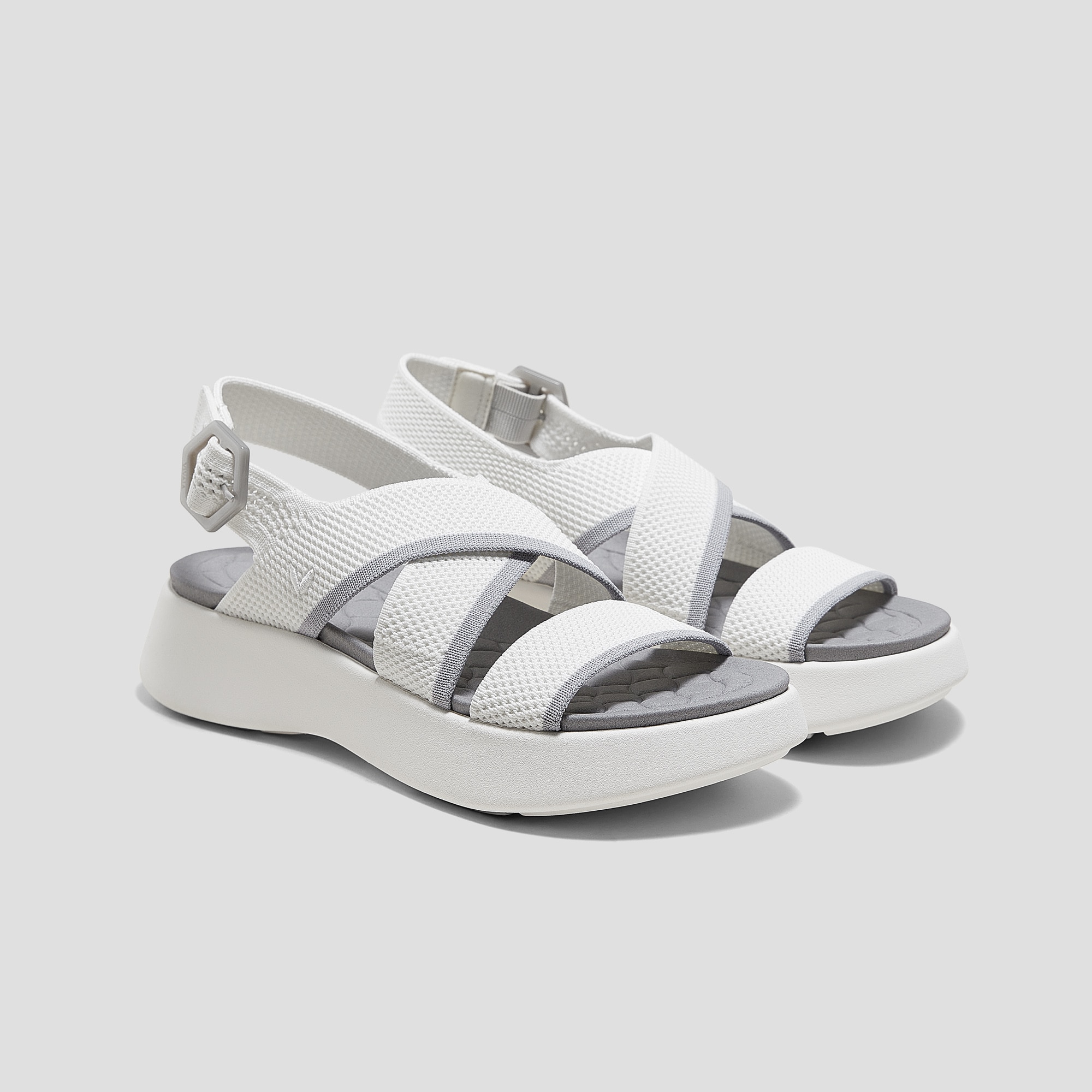 AdaptAll™ Sport Sandals (Kathy), WHITE WOOD ASH, EU35 | VIVAIA