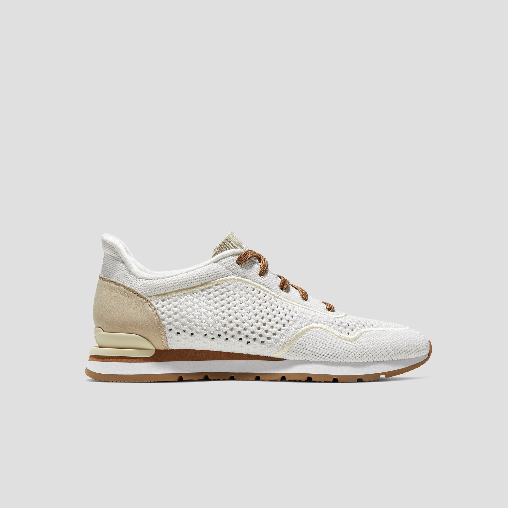VIVAIA ベージュ　EU36 Unisex Slip-On Mesh-Sneakers (Allday), WEISS-GELBBEIGE, EU36 | VIVAIA